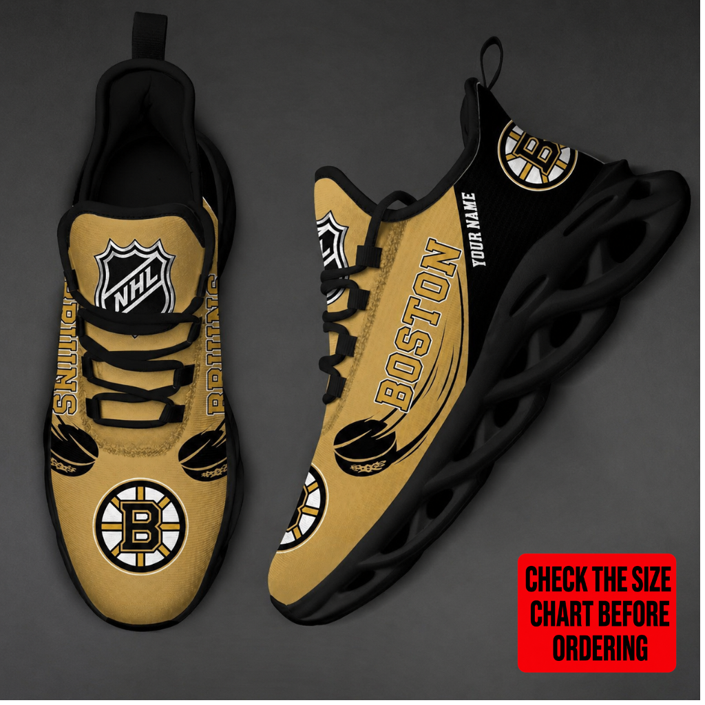 Limited Edition – Customized NHL Boston Bruins Max Soul Shoes
