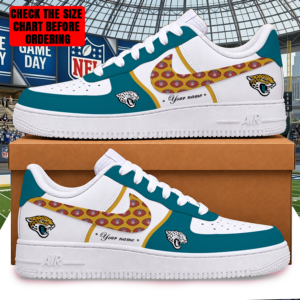 Limited Edition – Customized NFL Jacksonville Jaguars Af1 Shoes