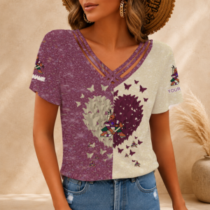 Limited Edition – Customized NHL Arizona Coyotes V-Neck Shirt