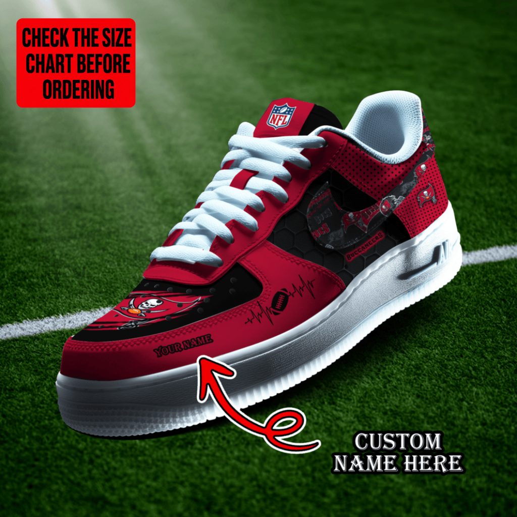 Limited Edition – Customized NFL Tampa Bay Buccaneers Af1 Shoes