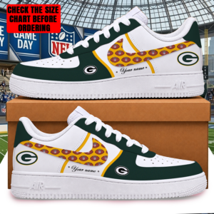Limited Edition – Customized NFL Green Bay Packers Af1 Shoes