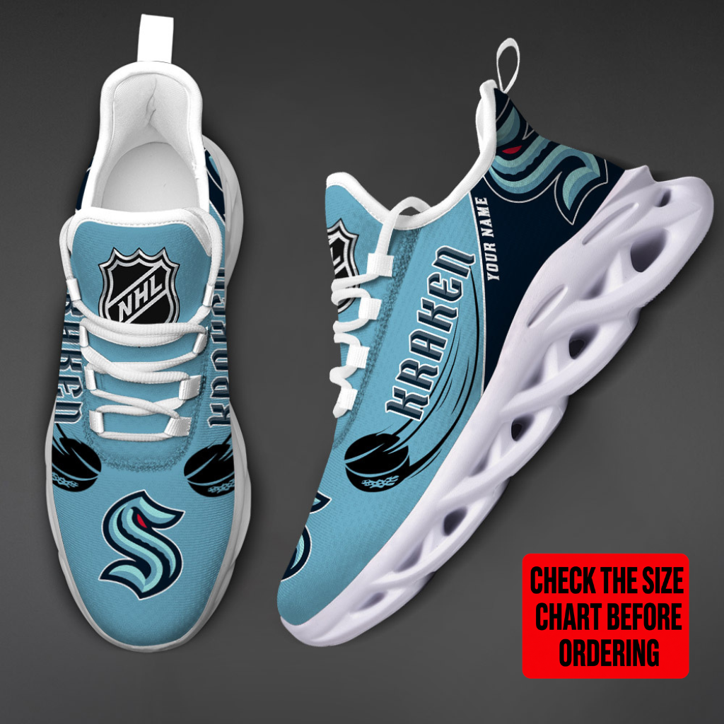 Limited Edition – Customized NHL Seattle Kraken Max Soul Shoes
