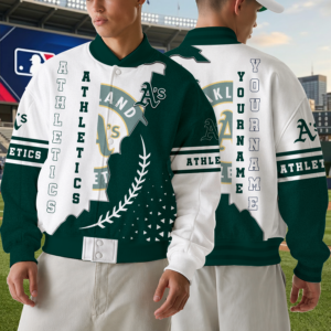 Limited Edition – Customized MLB Oakland Athletics Baseball Jacket