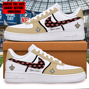 Limited Edition – Customized NFL New Orleans Saints Af1 Shoes