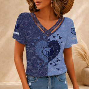 Limited Edition – Customized NBA Memphis Grizzlies V-Neck Shirt