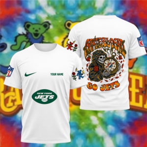 Limited Edition – Customized NFL New York Jets x Grateful Dead T-Shirt
