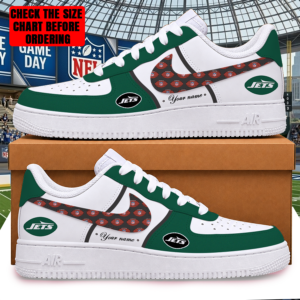 Limited Edition – Customized NFL New York Jets Af1 Shoes