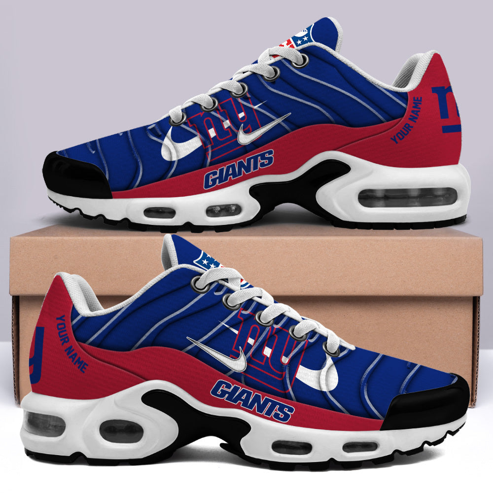 Limited Edition – Customized NFL New York Giants Air Max Plus Sneakers - Image 2