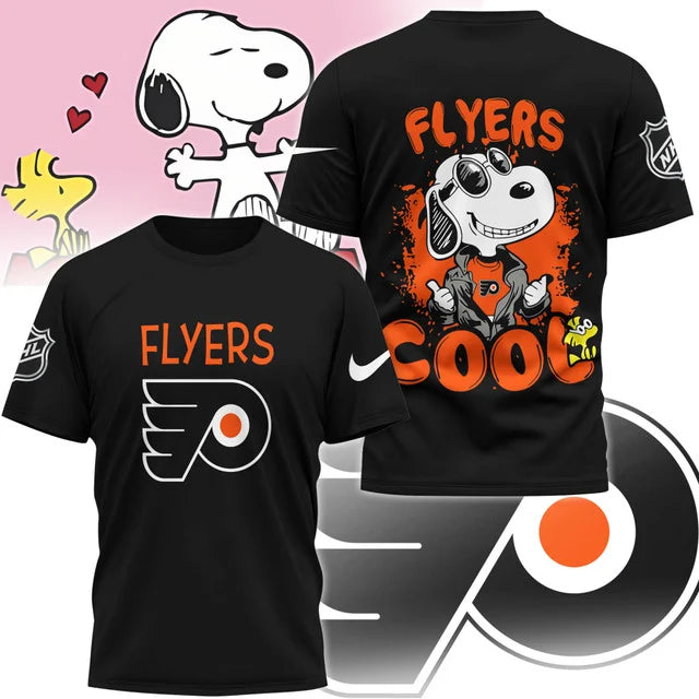 Limited Edition – Customized NHL Philadelphia Flyers x Snoopy T-Shirt