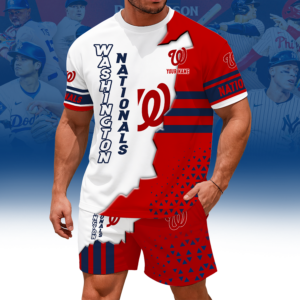 Limited Edition – Customized MLB Washington Nationals Unisex T-Shirt & Shorts Set