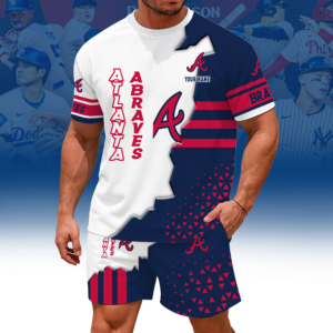 Limited Edition – Customized MLB Atlanta Braves Unisex T-Shirt & Shorts Set