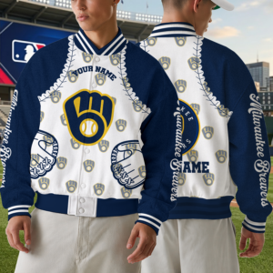 Limited Edition – Customized MLB Milwaukee Brewers Baseball Jacket