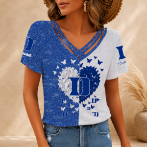 Limited Edition – Customized NCAA Duke Blue Devils V-Neck Shirt