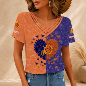Limited Edition – Customized NBA Phoenix Suns V-Neck Shirt