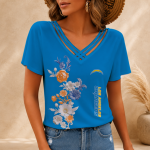 Limited Edition – Customized NFL Los Angeles Chargers V-Neck Shirt