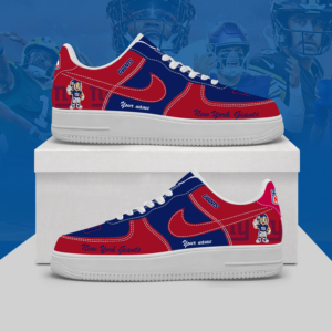 Limited Edition – Customized NFL New York Giants Af1 Shoes