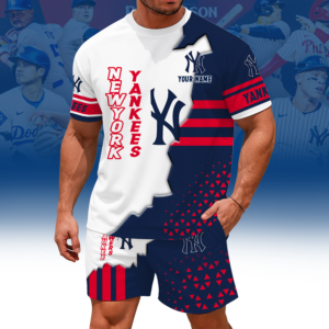 Limited Edition – Customized MLB New York Yankees Unisex T-Shirt & Shorts Set