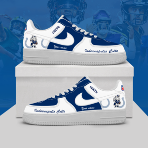 Limited Edition – Customized NFL Indianapolis Colts Af1 Shoes