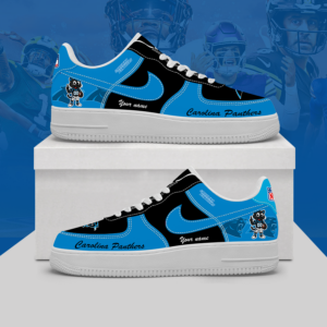 Limited Edition – Customized NFL Carolina Panthers Af1 Shoes