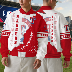 Limited Edition – Customized MLB Texas Rangers Baseball Jacket