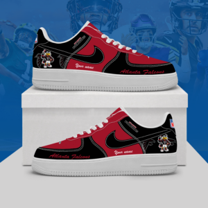 Limited Edition – Customized NFL Atlanta Falcons Af1 Shoes
