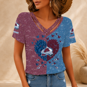Limited Edition – Customized NHL Colorado Avalanche V-Neck Shirt