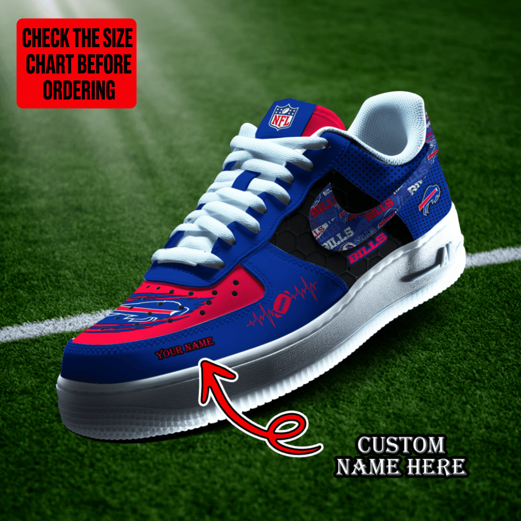 Limited Edition – Customized NFL Buffalo Bills Af1 Shoes