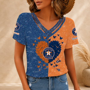 Limited Edition – Customized MLB Houston Astros V-Neck Shirt