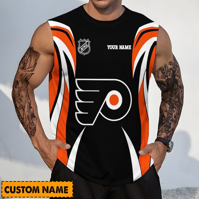 Limited Edition – Customized NHL Philadelphia Flyers Tank Top & Gym Shirt