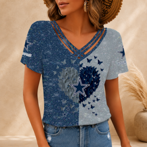 Limited Edition – Customized NFL Dallas Cowboys V-Neck Shirt