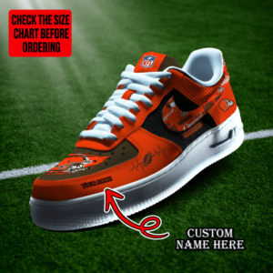Limited Edition – Customized NFL Cleveland Browns Af1 Shoes