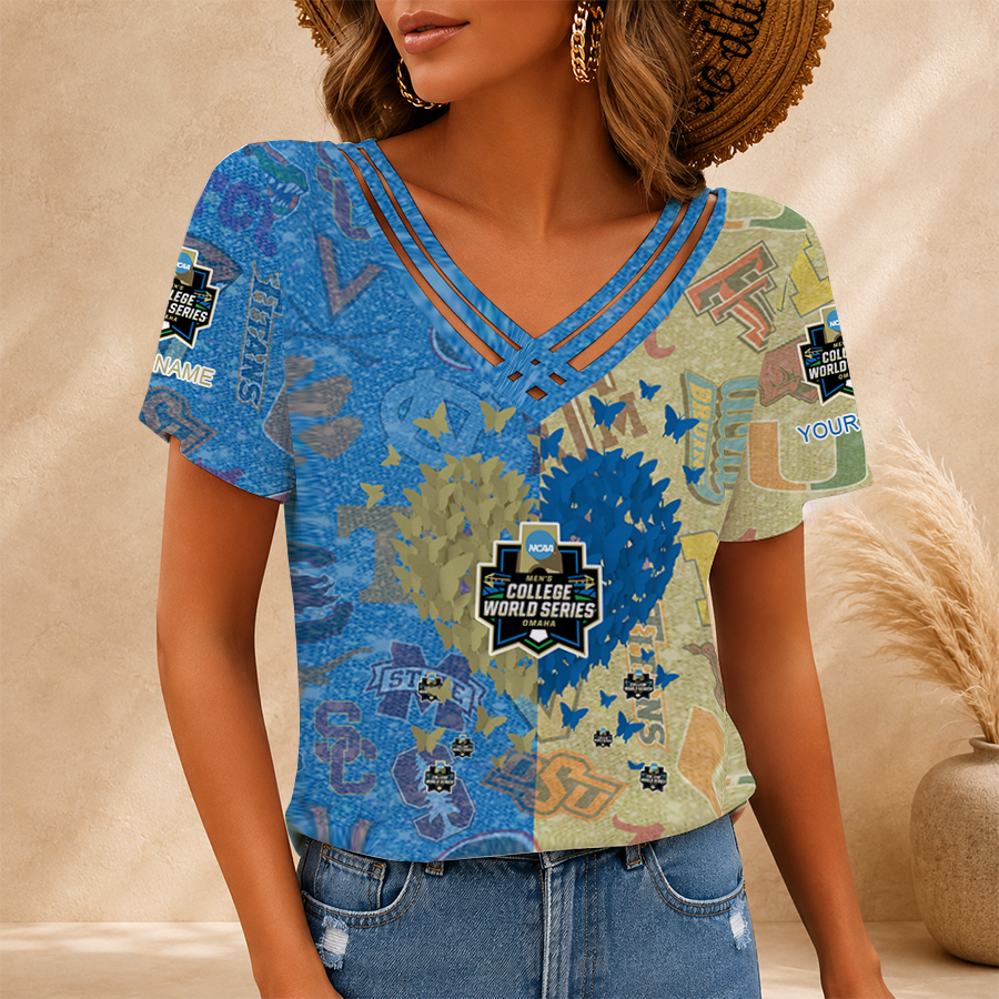 Limited Edition – Customized NCAA All Teams V-Neck Shirt