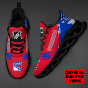 Limited Edition – Customized NHL New York Rangers Max Soul Shoes