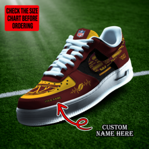Limited Edition – Customized NFL Washington Commanders Af1 Shoes
