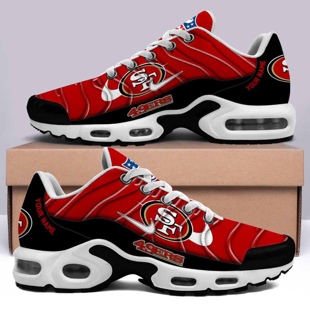 Limited Edition – Customized NFL San Francisco 49Ers Air Max Plus Sneakers - Image 2