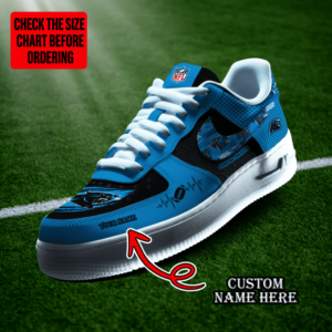 Limited Edition – Customized NFL Carolina Panthers Af1 Shoes