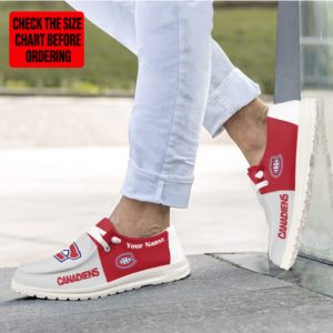 Limited Edition – Customized NHL Montreal Canadiens Premium Loafer Shoes