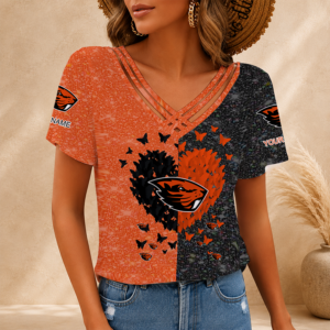 Limited Edition – Customized NCAA Oregon State Beavers V-Neck Shirt