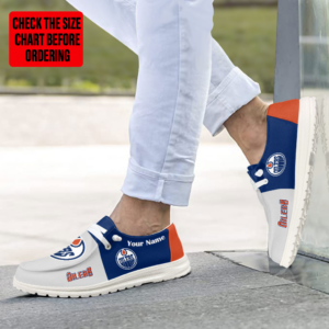 Limited Edition – Customized NHL Edmonton Oilers Premium Loafer Shoes