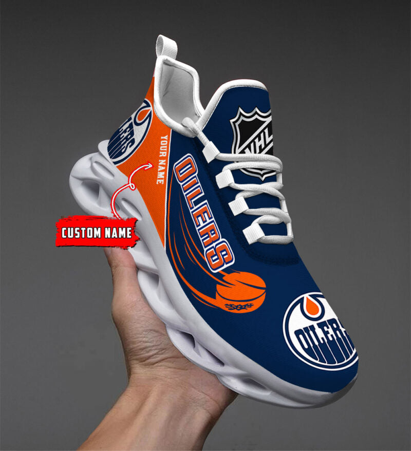 Limited Edition – Customized NHL Edmonton Oilers Max Soul Shoes - Image 2