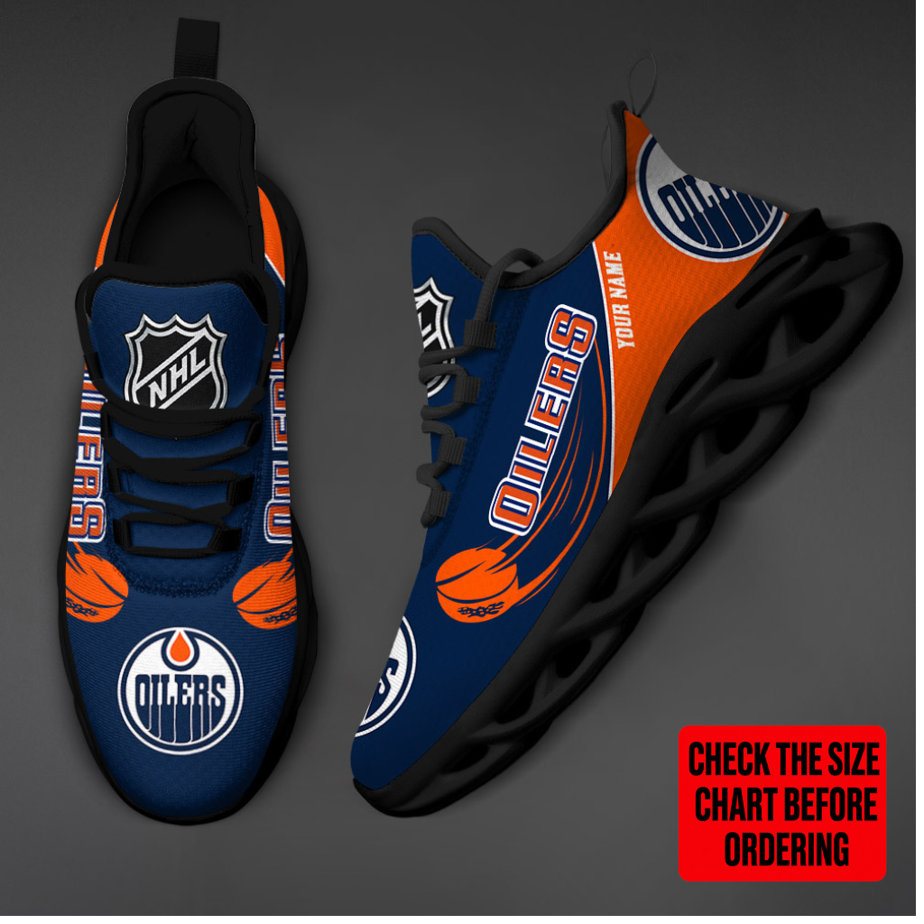 Limited Edition – Customized NHL Edmonton Oilers Max Soul Shoes