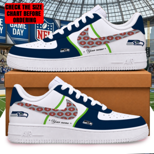 Limited Edition – Customized NFL Seattle Seahawks Af1 Shoes