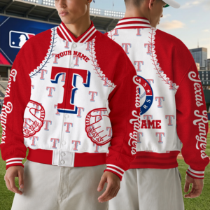 Limited Edition – Customized MLB Texas Rangers Baseball Jacket