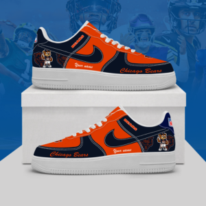 Limited Edition – Customized NFL Chicago Bears Af1 Shoes