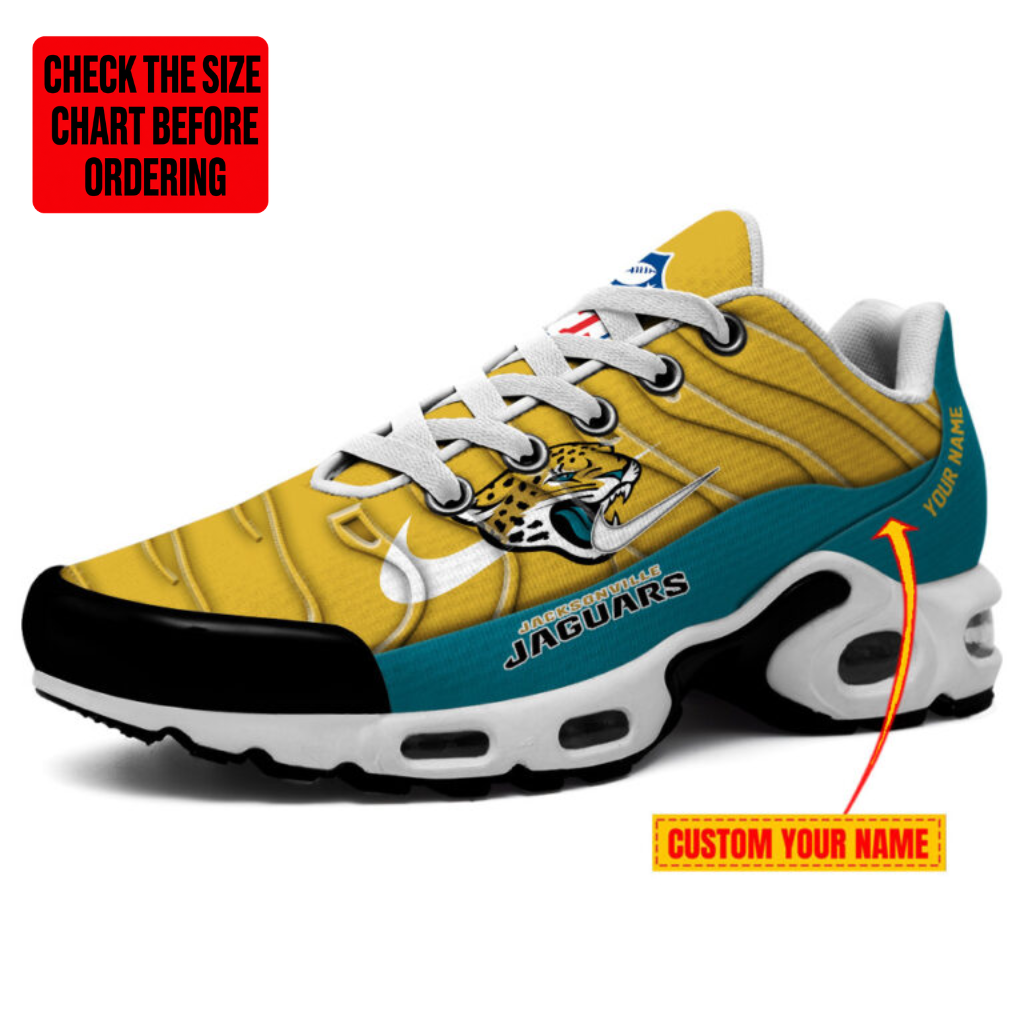 Limited Edition – Customized NFL Jacksonville Jaguars Air Max Plus Sneakers