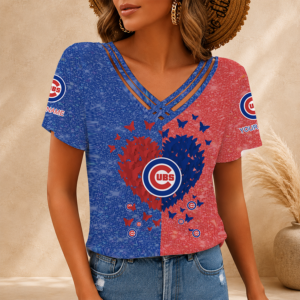 Limited Edition – Customized MLB Chicago Cubs V-Neck Shirt