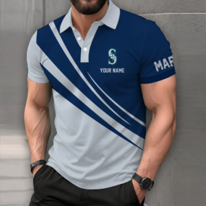 Limited Edition – Customized MLB Seattle Mariners Polo Shirt