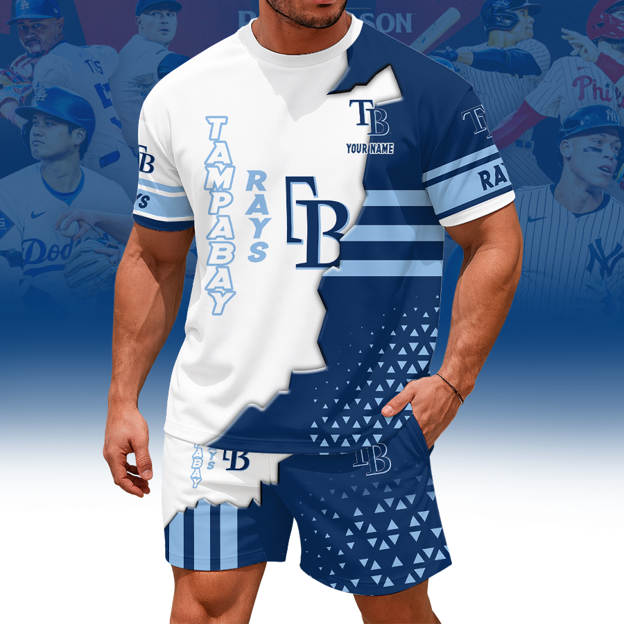 Limited Edition – Customized MLB Tampa Bay Rays Unisex T-Shirt & Shorts Set
