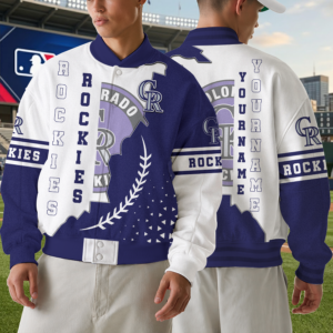 Limited Edition – Customized MLB Colorado Rockies Baseball Jacket