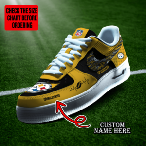 Limited Edition – Customized NFL Pittsburgh Steelers Af1 Shoes